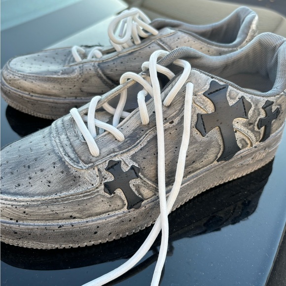 Nike AF1 Chromeheart Customs - Picture 2 of 7